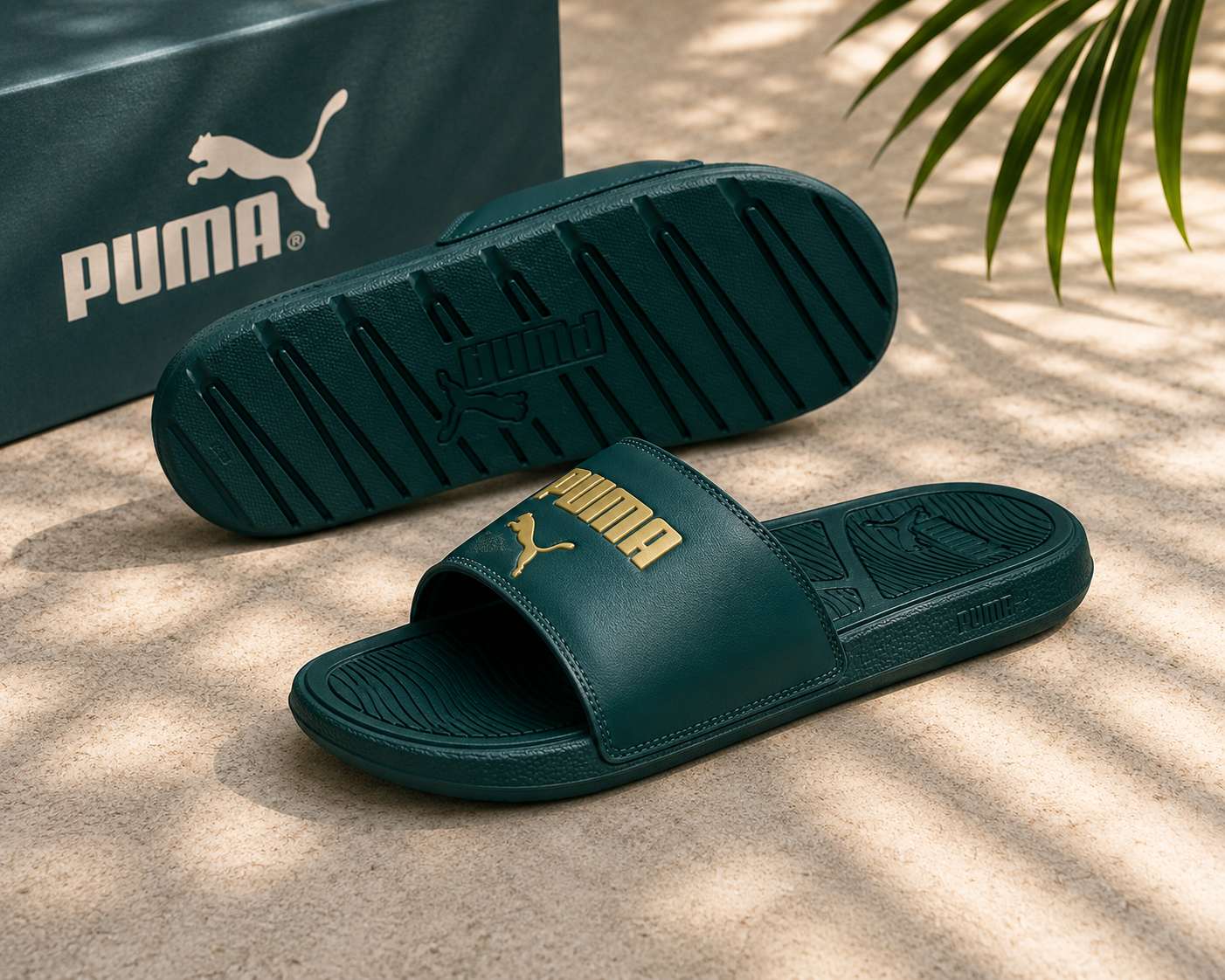 Y205F PUMA SLIDE - GREEN