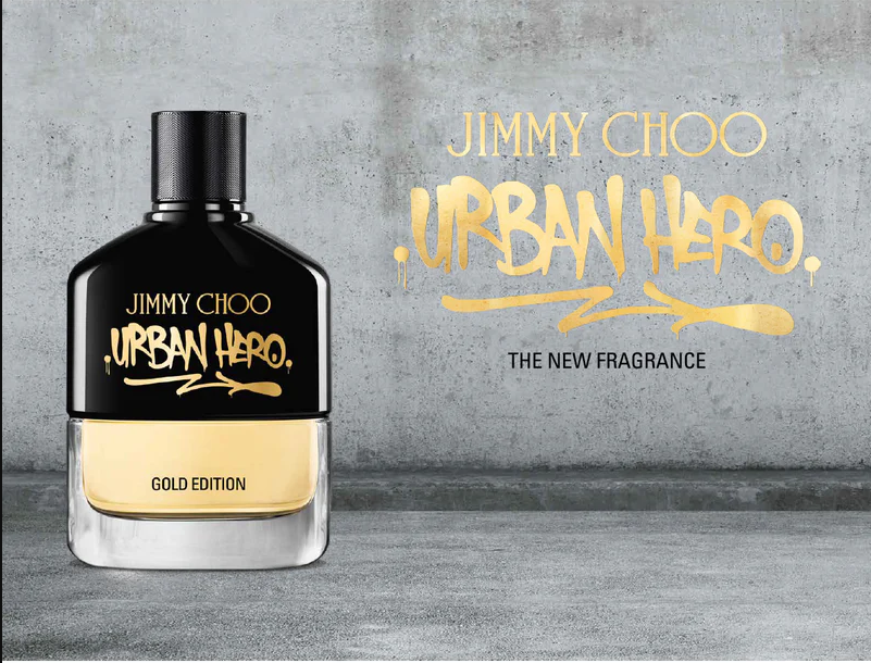 F03P JIMMY CHOO URBAN HERO GOLD EDITON MEN 3.4 OZ. EDP COLOGNE