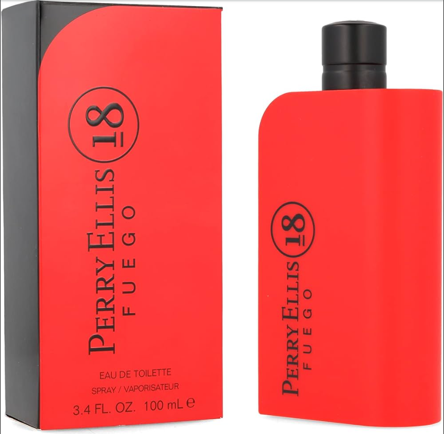 F03Y PERRY ELLIS 18 FUEGO MEN 3.4 OZ. EDT COLOGNE