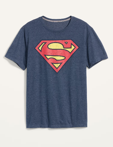 OLD NAVY SUPERMAN GRAPHIC TEE Y892B