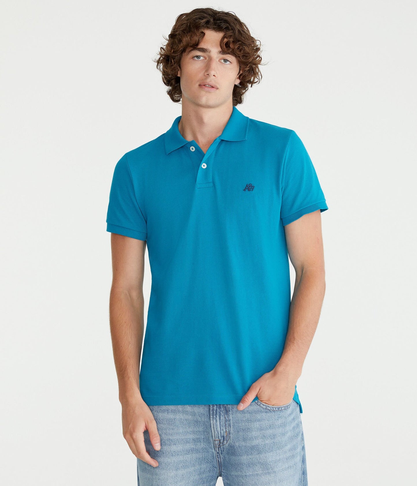 MEN ECO AEROPOSTALE POLOS - LARGE