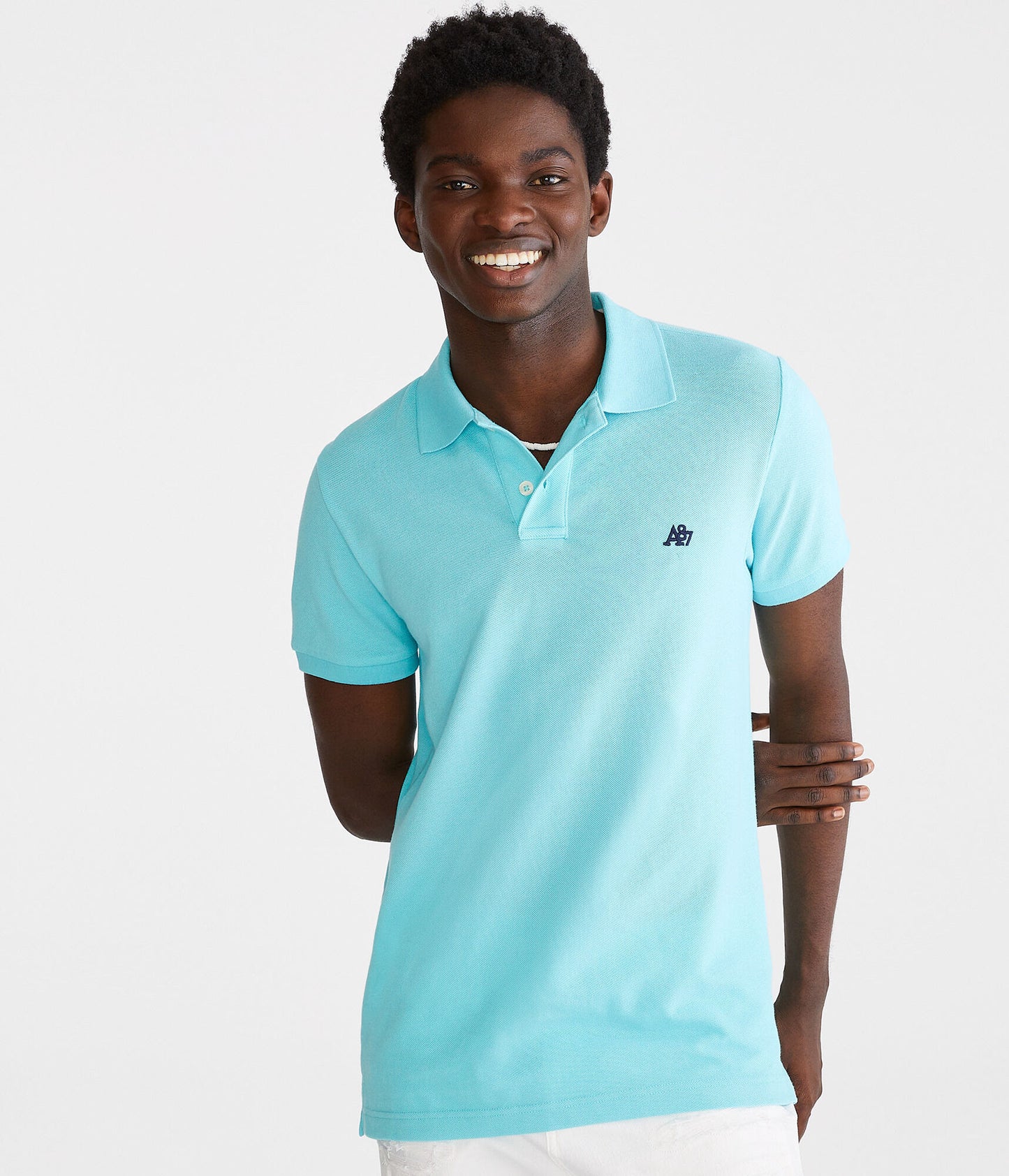 MEN ECO AEROPOSTALE POLOS - SMALL