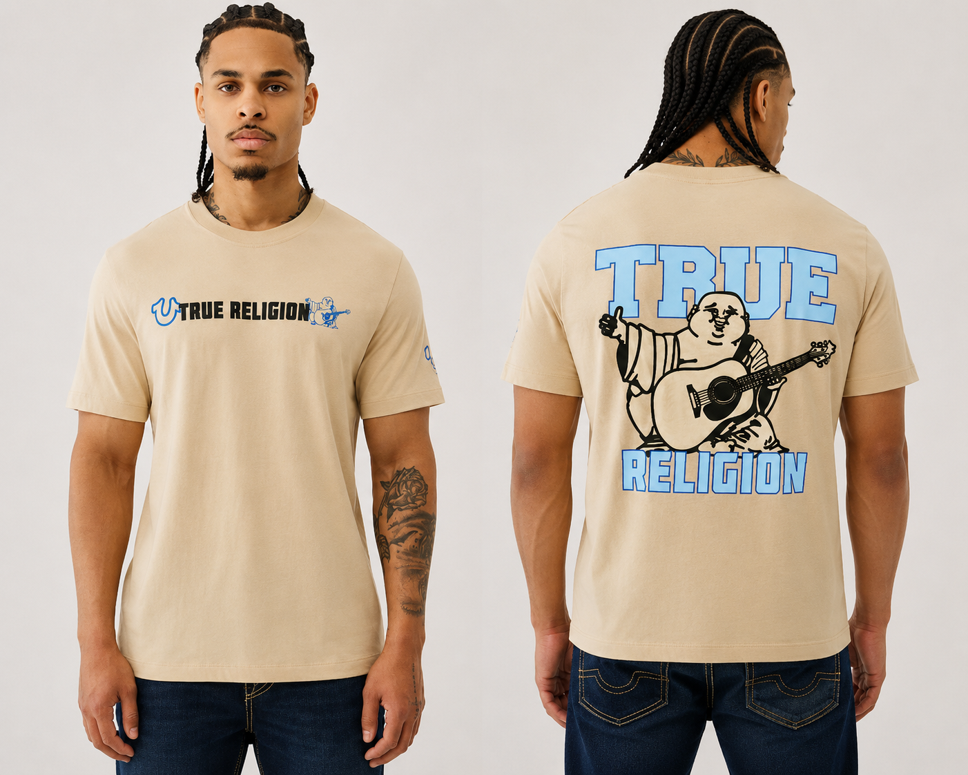 Y154C TRUE RELIGION TEE - EXTRA SMALL