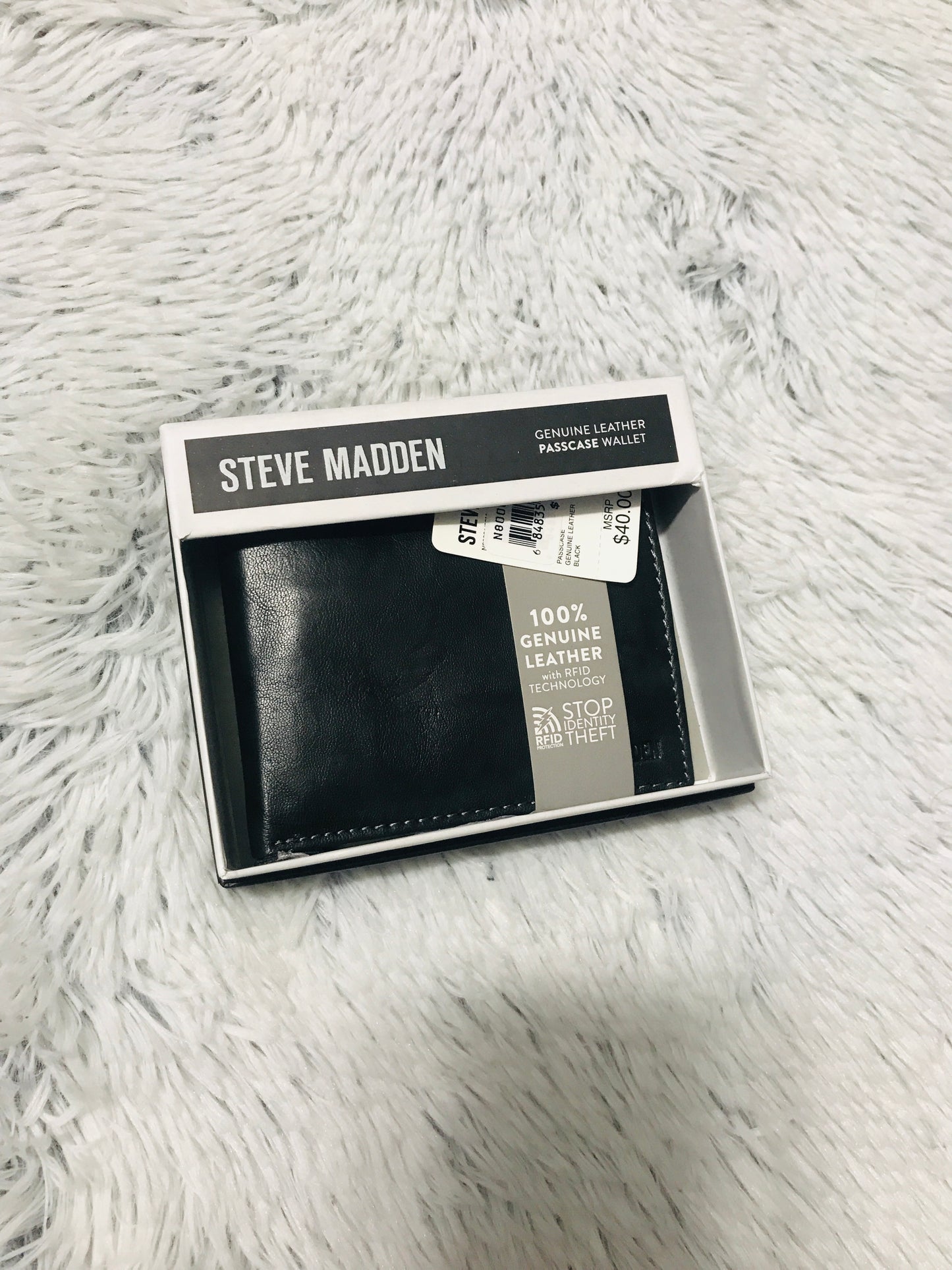Y115A STEVE MADDEN WALLET - BLACK