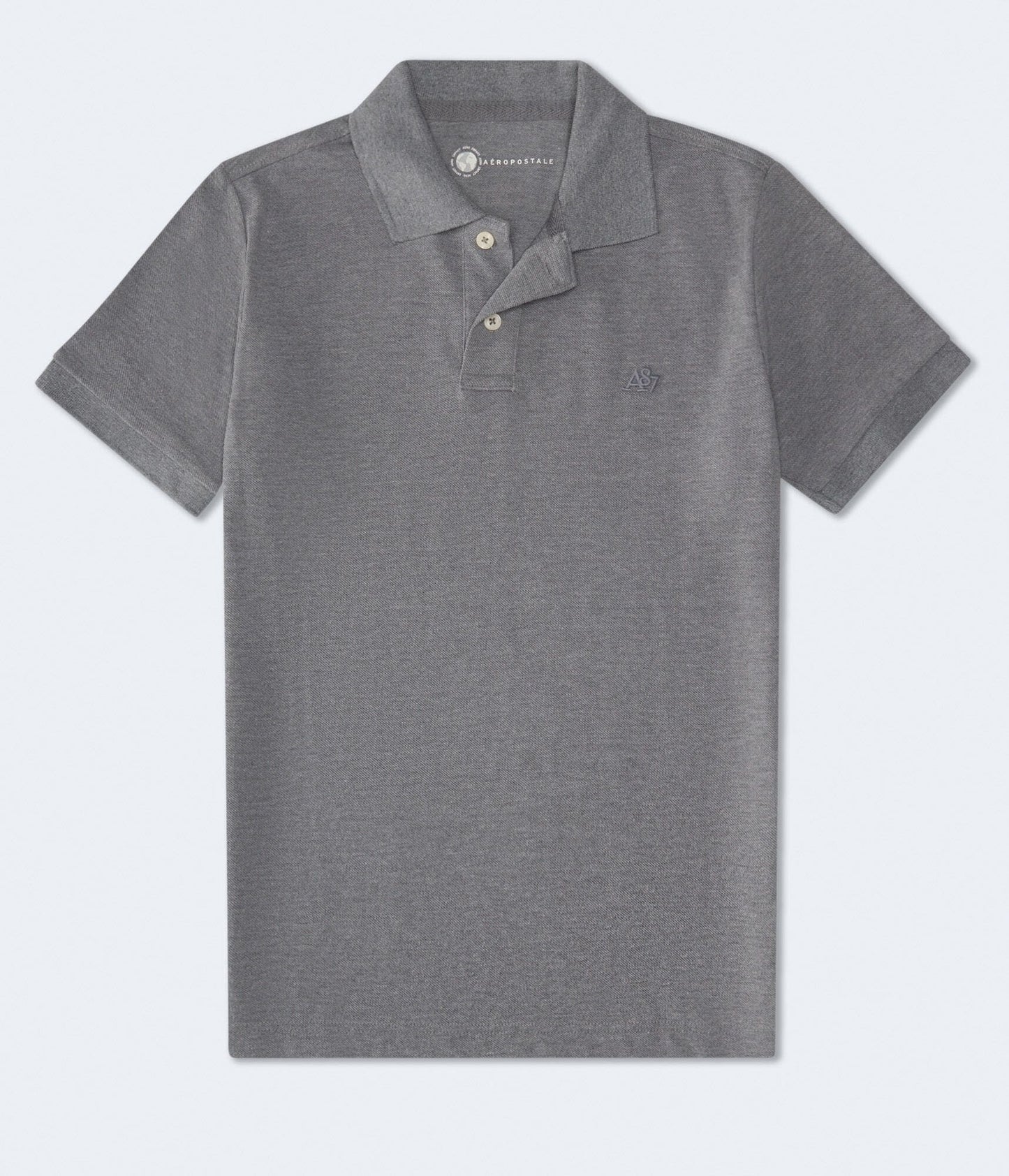 Y201C AEROPOSTALE POLO - MEDIUM GREY