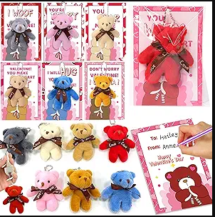 AA395 VALENTINE SPECIAL BEAR WITH CARD. NO DISCOUNT