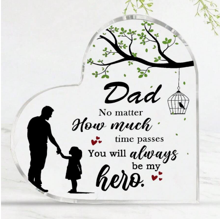 DAD ACRYLIC PLAQUE