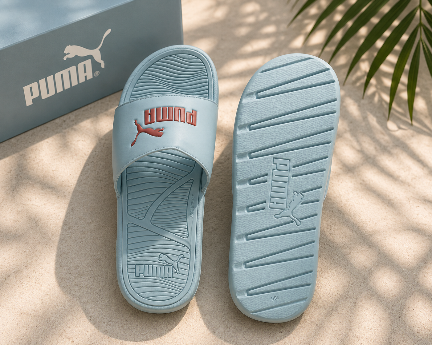 Y205E PUMA SLIDE - ICY BLUE