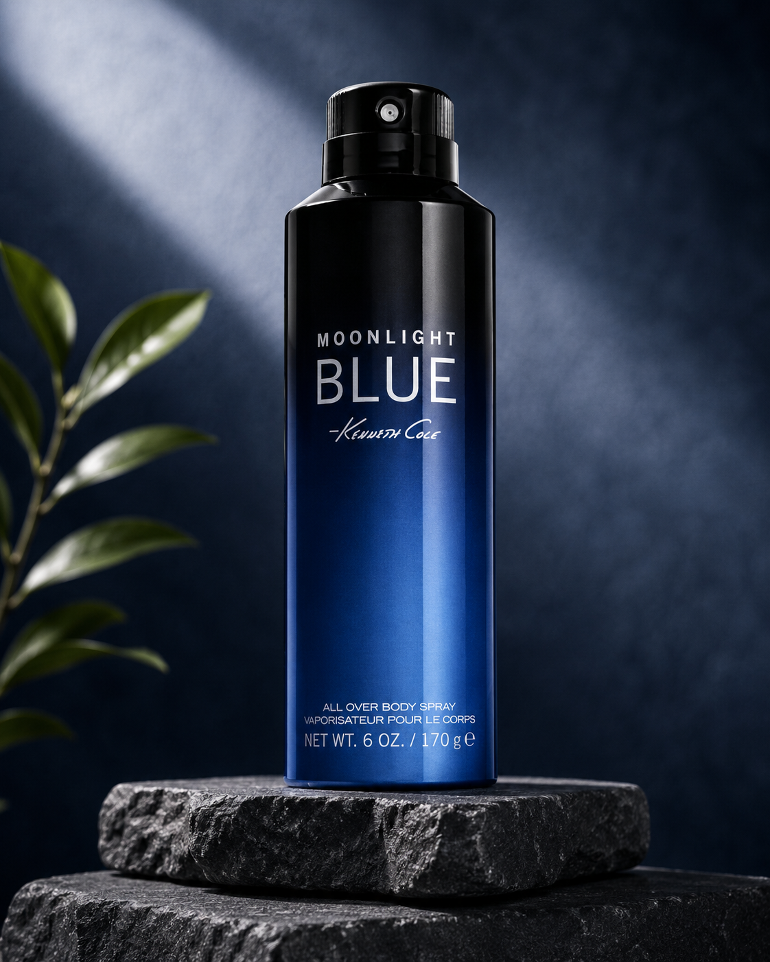 F06H - KENNETH COLE MOONLIGHT BLUE MEN'S BODY SPRAY 60Z
