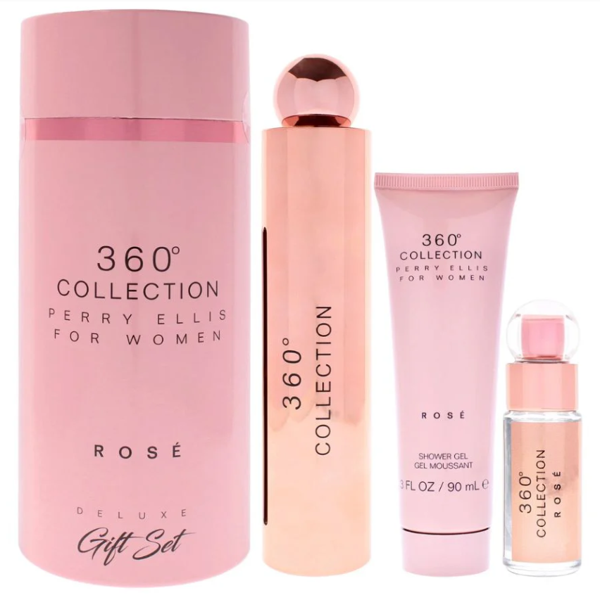 F04N PERRY ELLIS 360 COLLECTION ROSE SET-  PERFUME