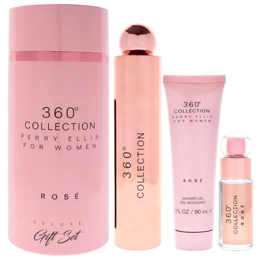 F04N PERRY ELLIS 360 COLLECTION ROSE SET-  PERFUME