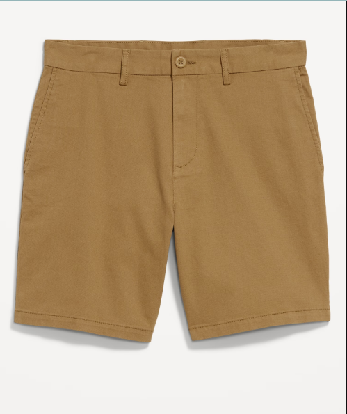 OLD NAVY BROWN 8 INCH CHINO SHORTS 32 WAIST
