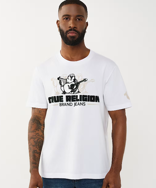 Y152A TRUE RELIGION TEE - EXTRA SMALL
