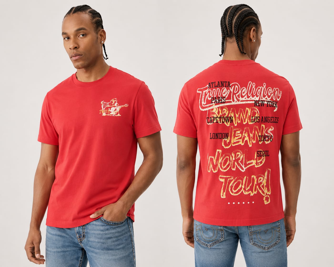 Y152G TRUE RELIGION TEE - LARGE