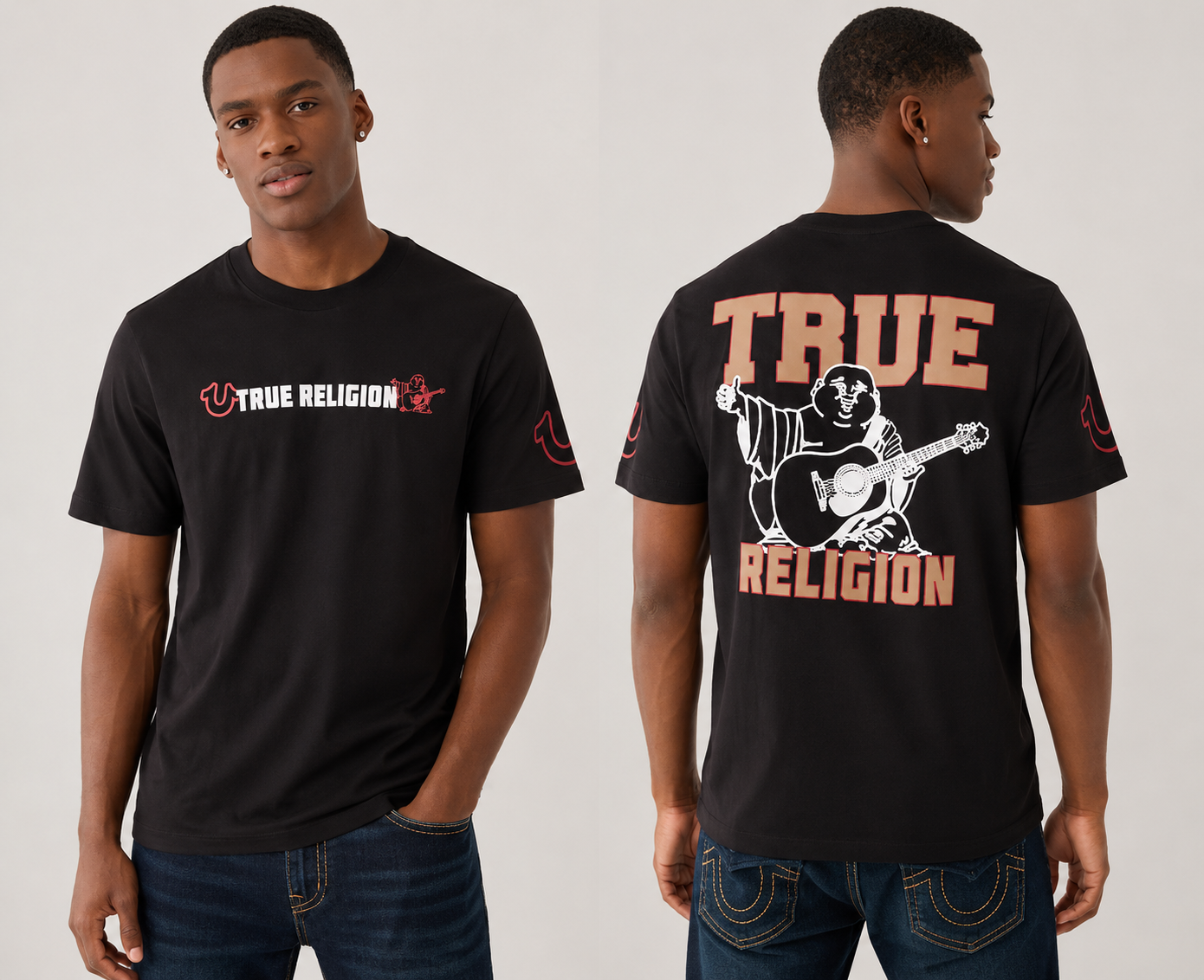 Y154D TRUE RELIGION TEE - EXTRA SMALL