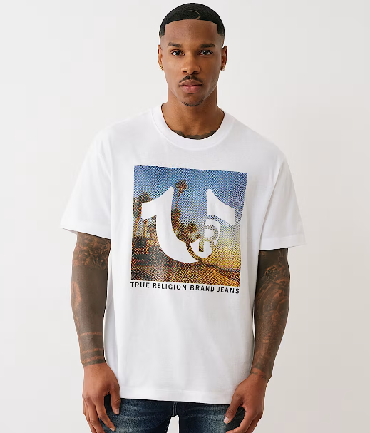 Y154E TRUE RELIGION TEE - SMALL