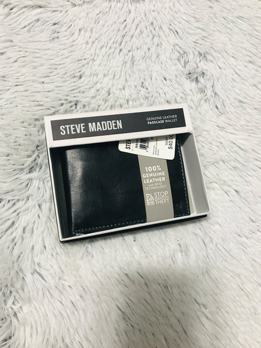 Y115A STEVE MADDEN WALLET - BLACK