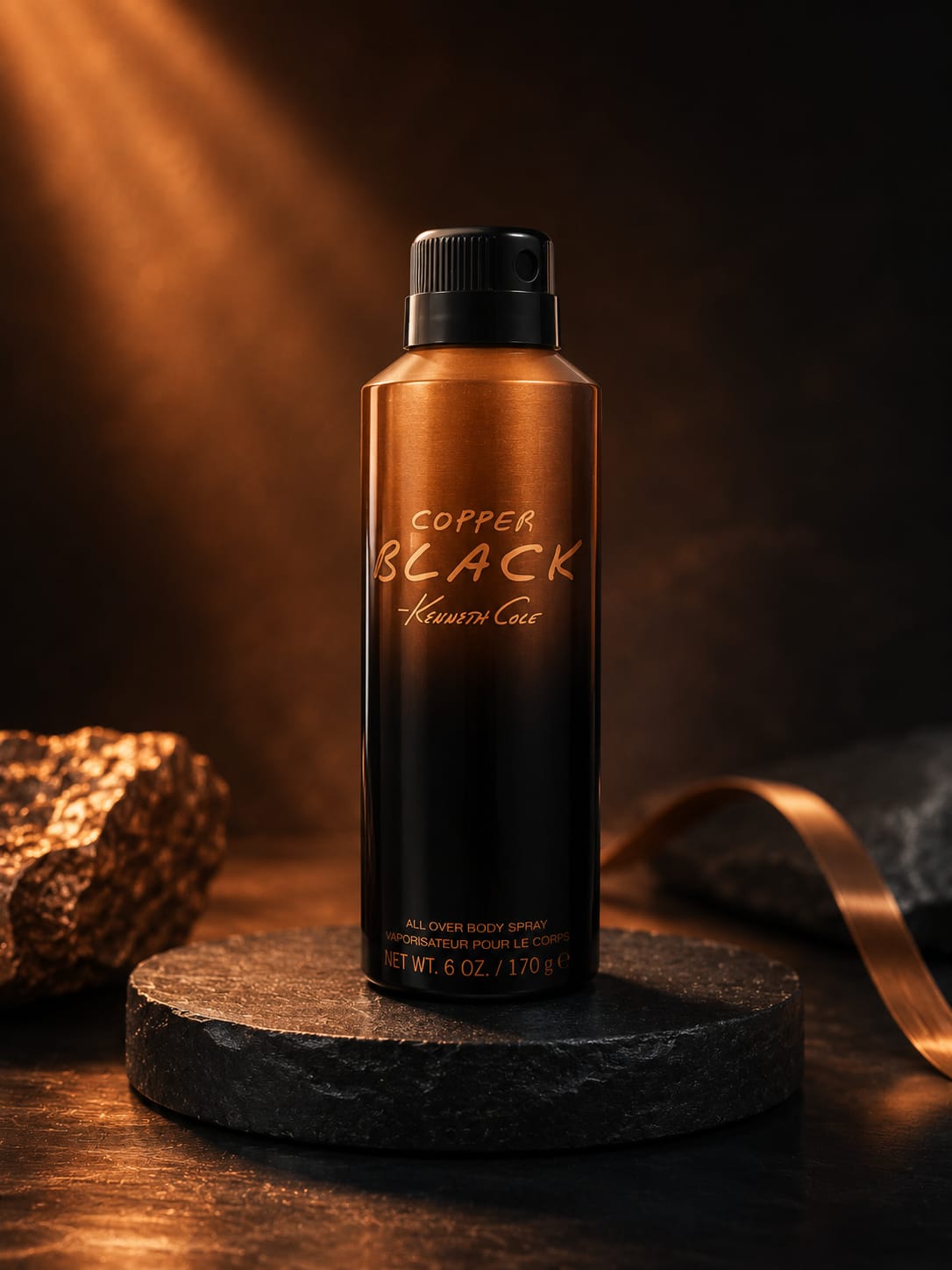 F06C - KENNETH COLE COPPER BLACK MEN'S BODY SPRAY 60Z