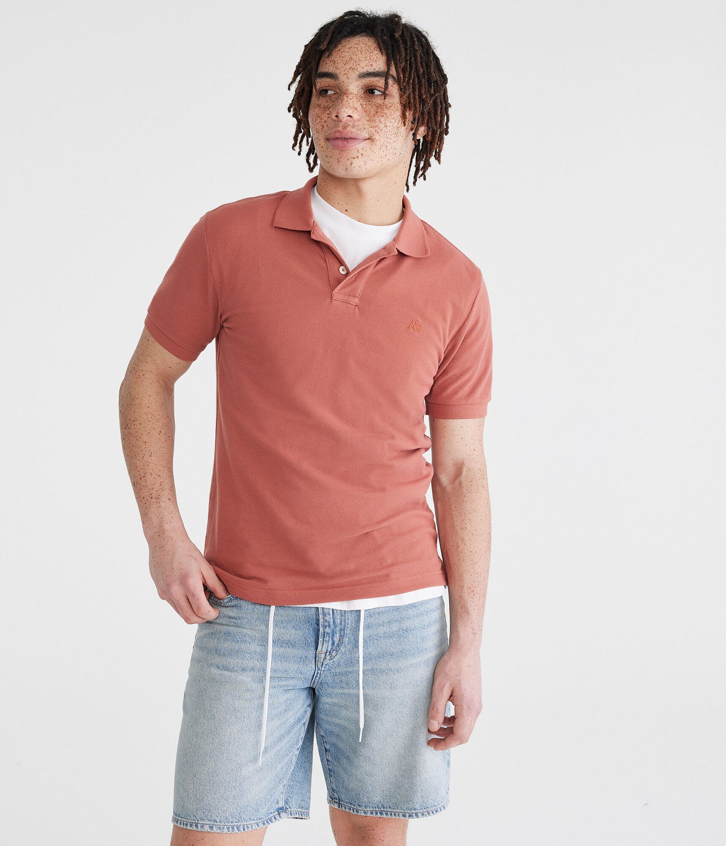 MEN TONAL AEROPOSTALE POLOS - LARGE