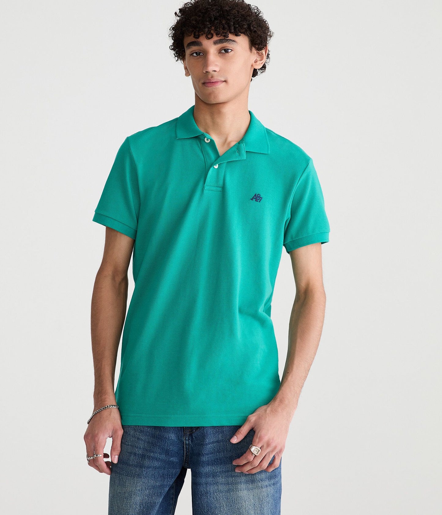 Y201A AEROPOSTALE POLO - GREEN